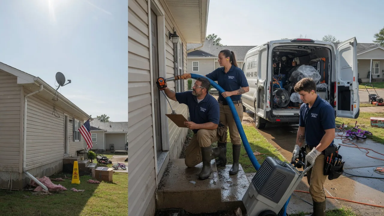 Ceiling Water Damage Restoration in Taft, OK near me